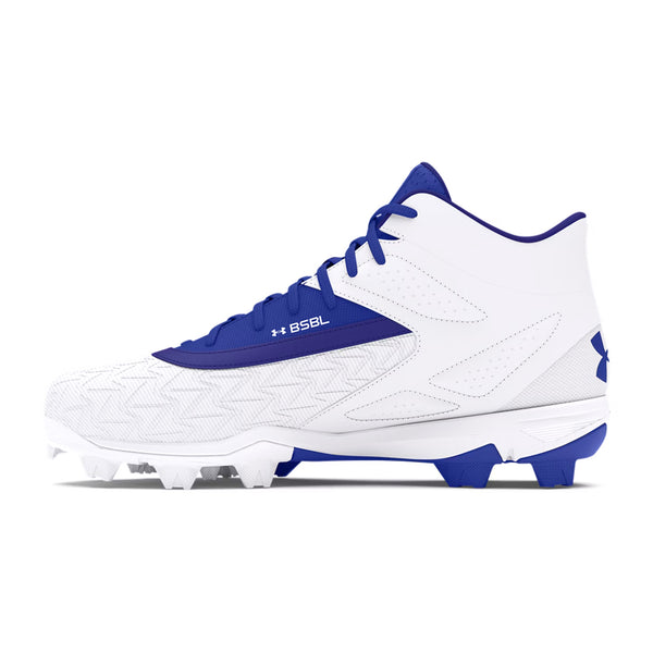 Spikes Beisbol Softbol Under Armour Leadoff 3.0 Blanco Azul