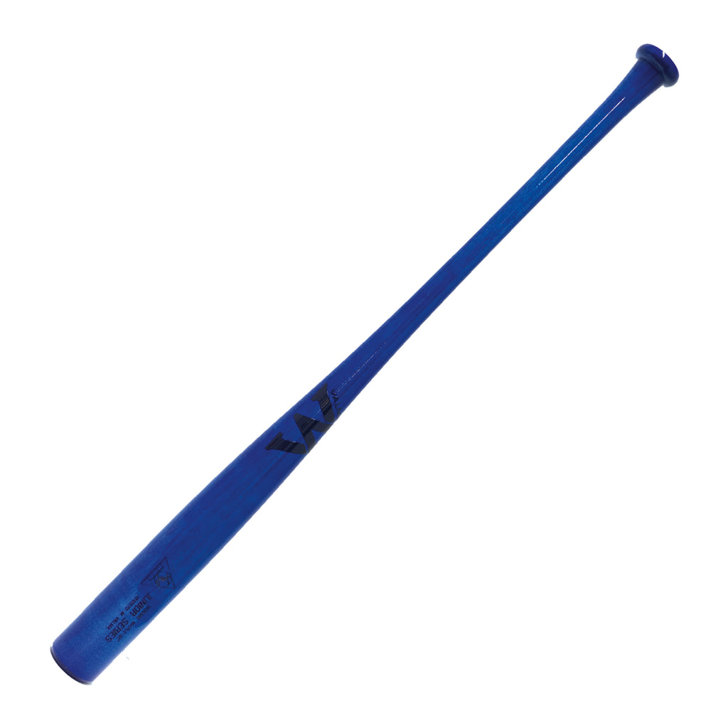 Bat Beisbol Madera Maple Valma Junior Series Azul Negro JUVENIL