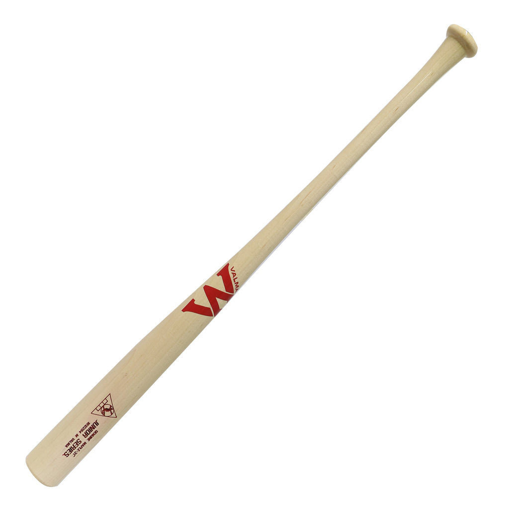 Bat Beisbol Madera Maple Valma JR Series Natural Rojo JUVENIL