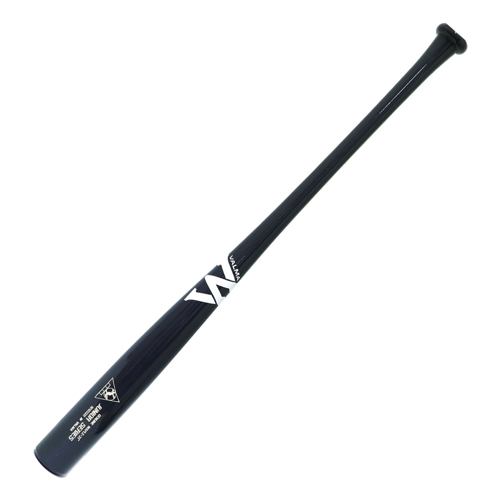 Bat Beisbol Madera Maple Valma Junior Series Negro Blanco JUVENIL
