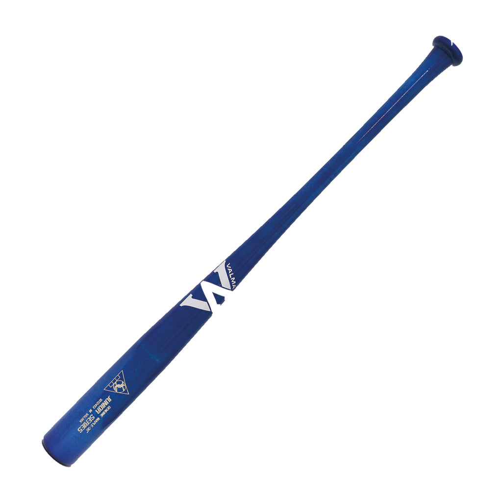 Bat Beisbol Madera Maple Valma Junior Series Azul Blanco JUVENIL