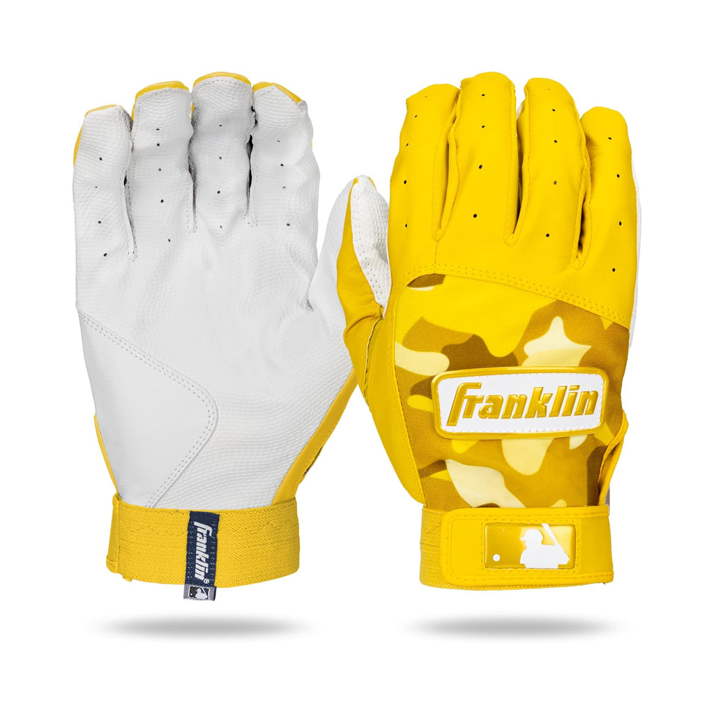 Guanteletas Beisbol Franklin Digitek Amarillo Camu ADULTO