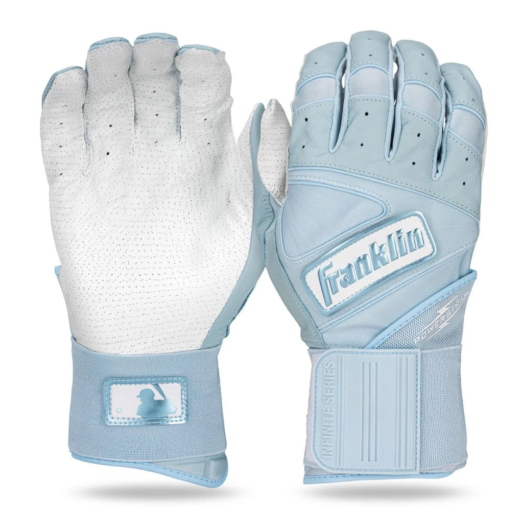 Guanteletas Beisbol Franklin Powerstrap Hi-Lite Infinite Azul Cielo ADULTO