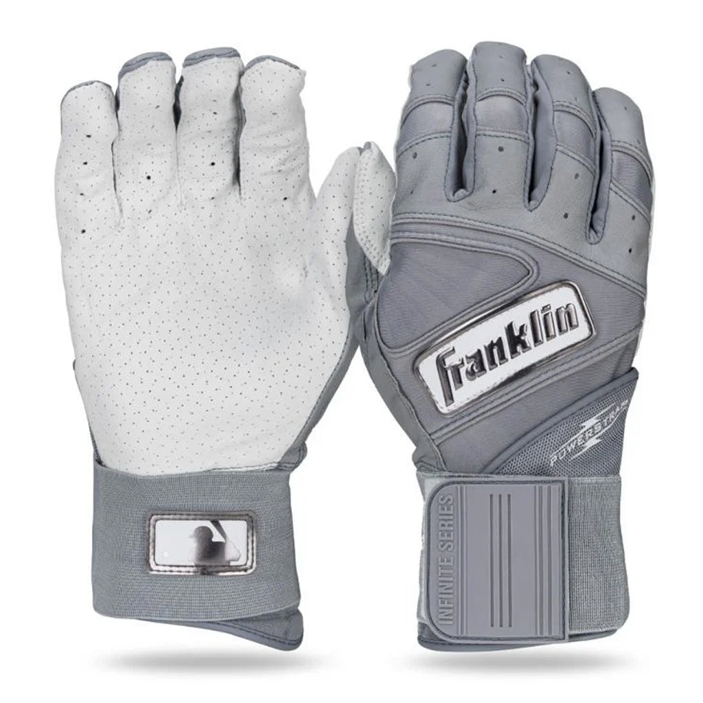 Guanteletas Beisbol Franklin Powerstrap Hi-Lite Infinite Gris ADULTO