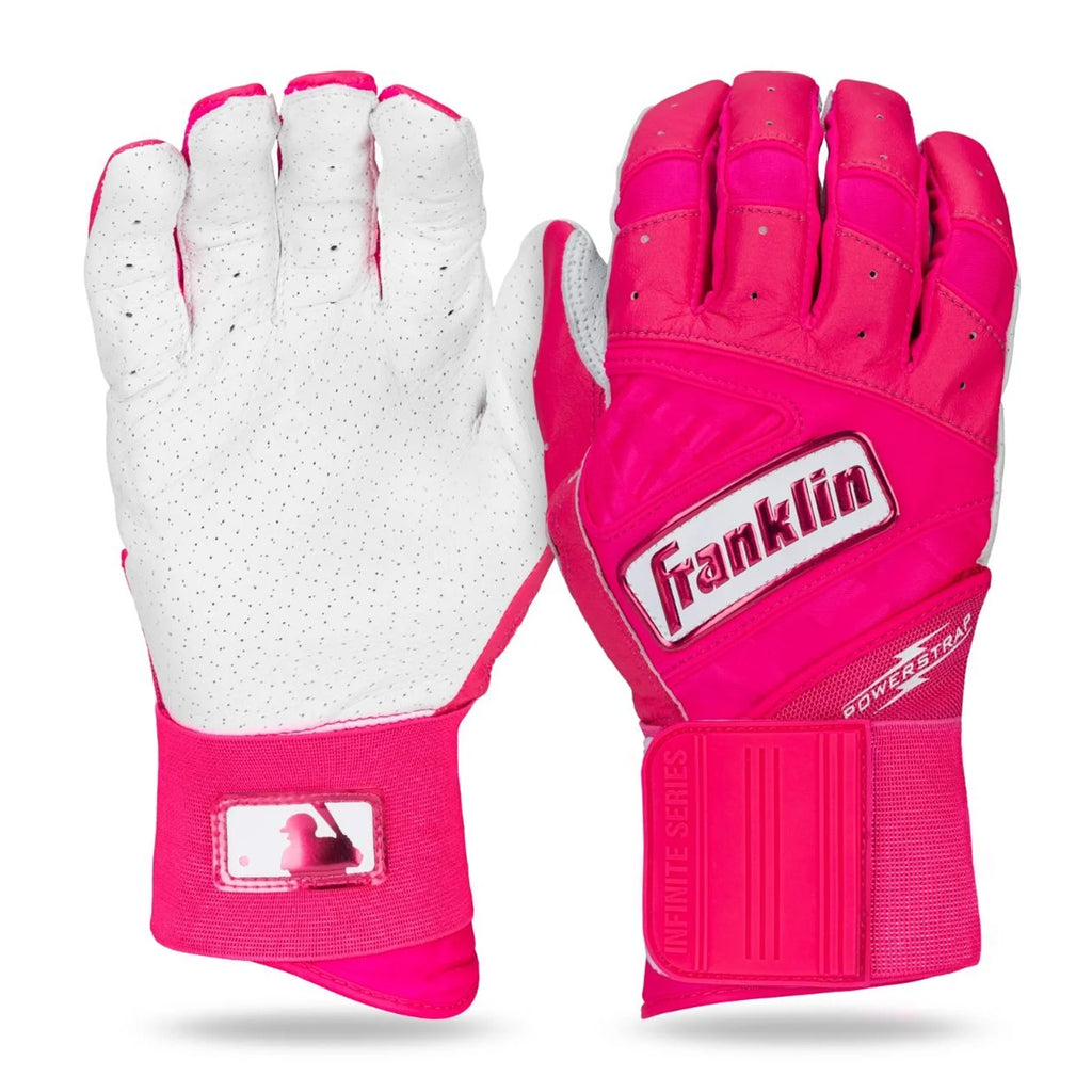 Guanteletas Beisbol Franklin Powerstrap Hi-Lite Infinite Rosa ADULTO