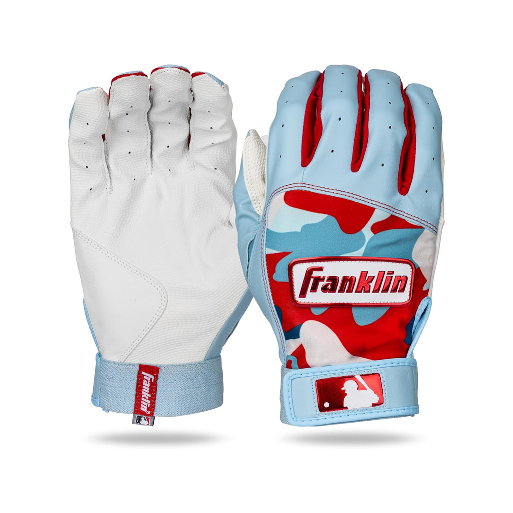 Guanteletas Beisbol Franklin Digitek Azul Rojo Camu ADULTO