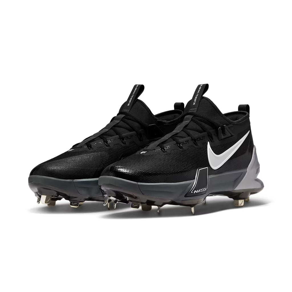 Spikes Beisbol Nike Force Zoom Trout 9 Elite Negro Gris