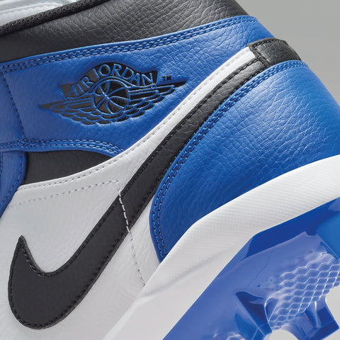 Spikes Beisbol Softbol Air Jordan 1 Retro MCS Blanco Rey