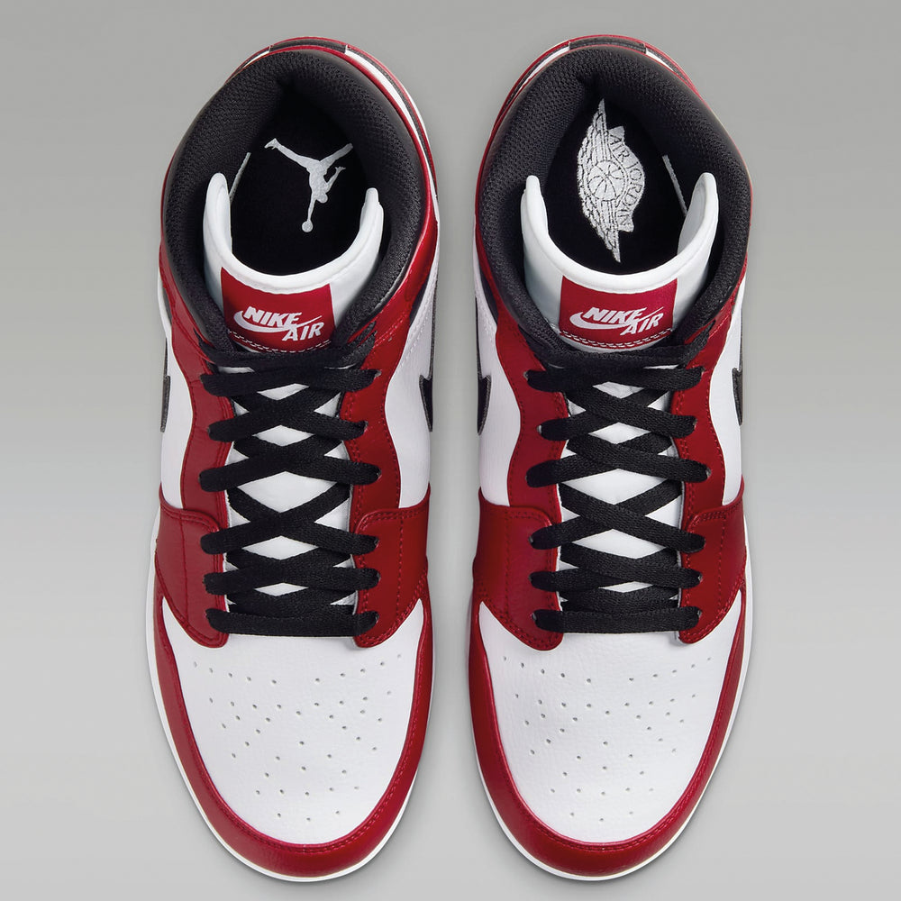 Spikes Beisbol Softbol Air Jordan 1 Retro MCS Blanco Rojo