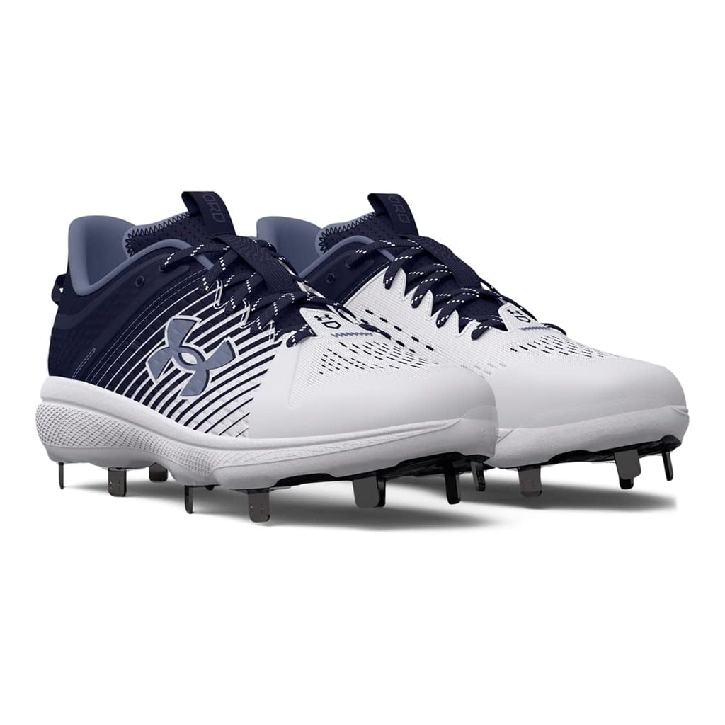 Spikes Beisbol Under Armour Yard Low MT Blanco Marino