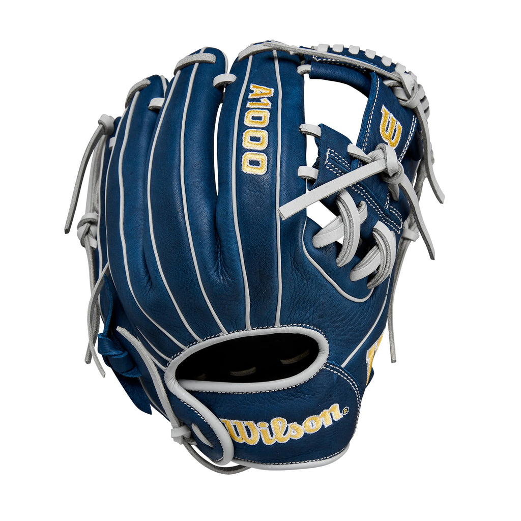 Guante Beisbol Wilson A1000 DP15 2024 Azul Gris 11.5 in