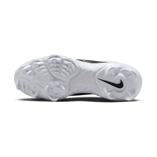 Spikes Beisbol Softbol Nike Alpha Huarache Elite 4 Low MCS Blanco Negro