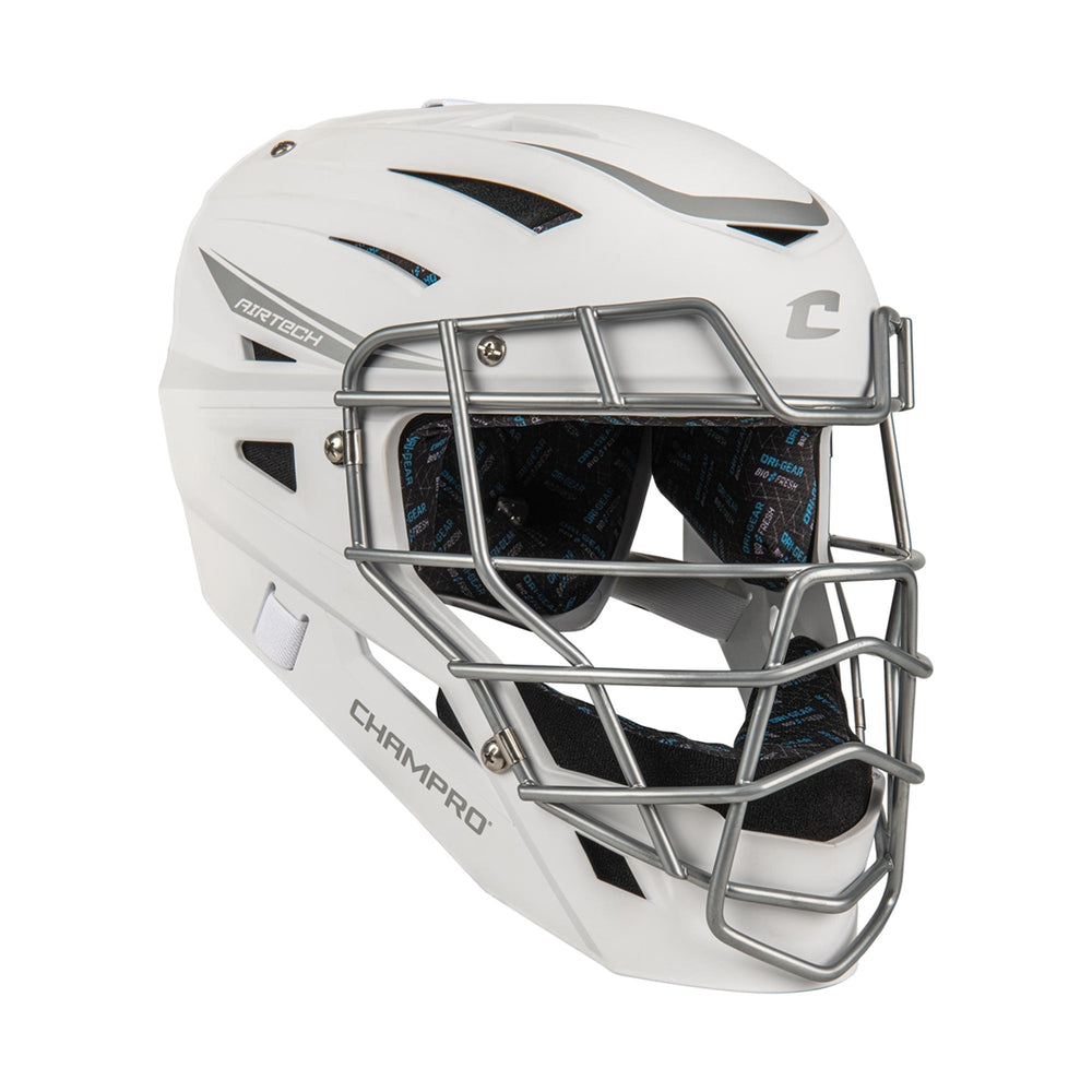 Arreos Equipo Catcher Softbol Champro CBSF11W Blanco Gris DAMA (12 a 15 años)
