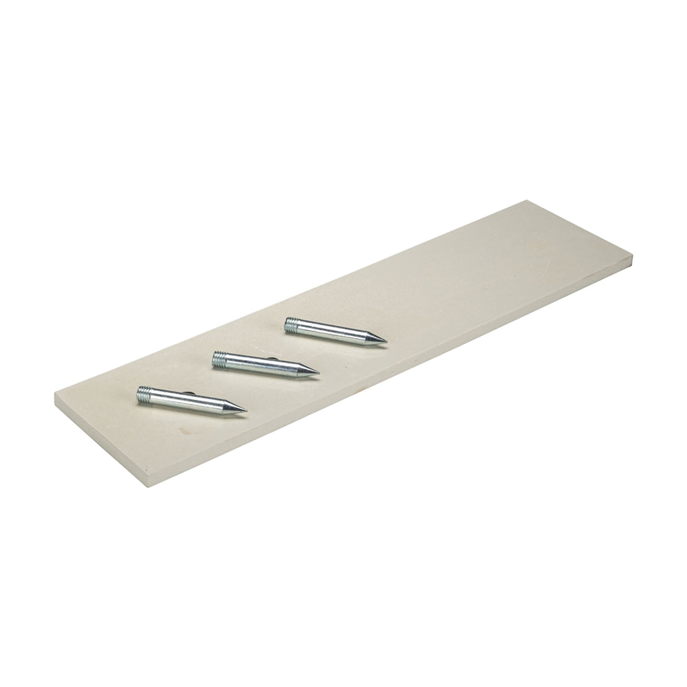Placa Pitcheo Beisbol Softbol Champro B040B Con 3 Picos Medida Oficial