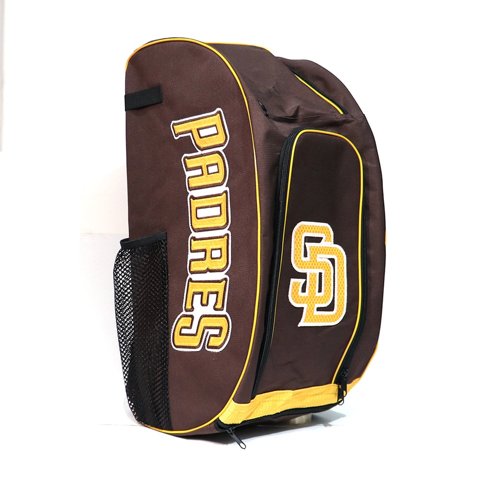 Back Pack Beisbol Softbol BS Padres Café Amarillo Adulto