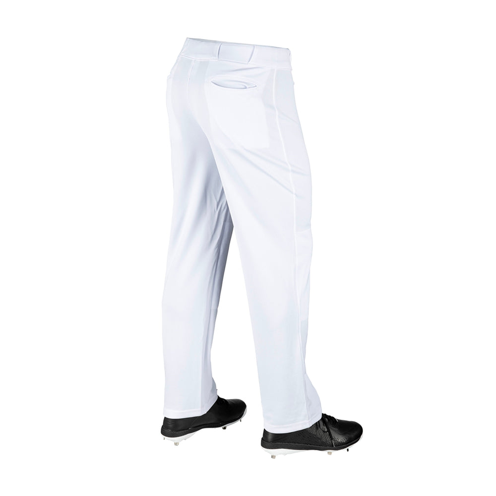Pantalon Beisbol Softbol Champro Ajuste Relajado Con Fondo Abierto BP4U Blanco Largo Infantil