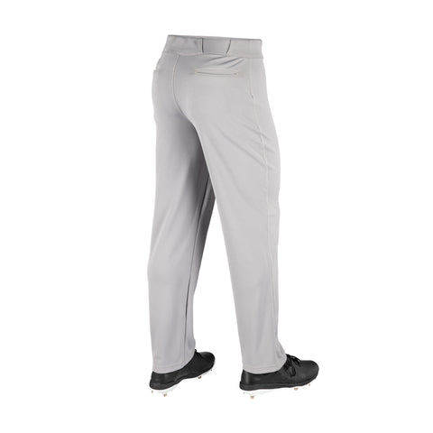Pantalon Beisbol Softbol Champro Ajuste Relajado Con Fondo Abierto BP4U Gris Largo Infantil