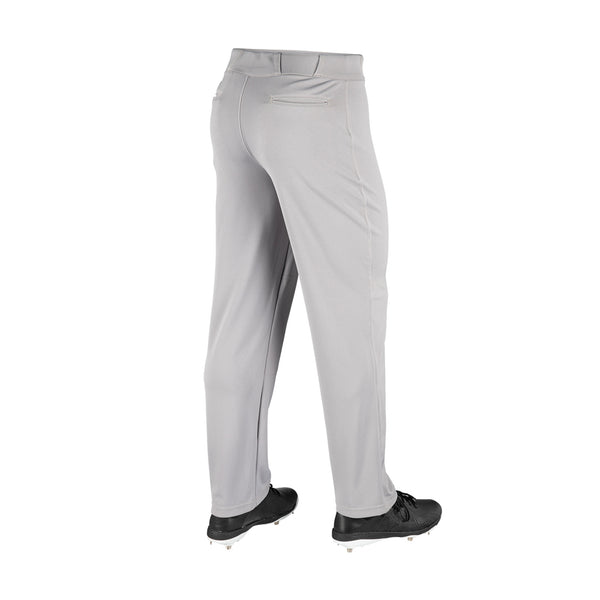 Pantalon Beisbol Softbol Champro Ajuste Relajado Con Fondo Abierto BP4U Gris Largo Adulto