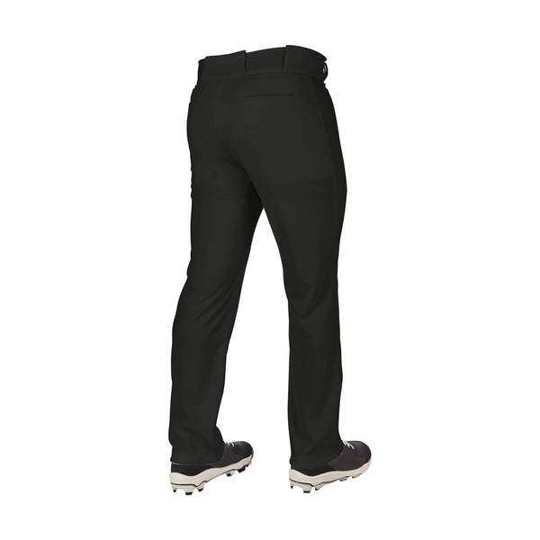 Pantalon Beisbol Softbol Champro MVP Triple Corona 2.0 Fondo Abierto BP60 Negro Largo Infantil