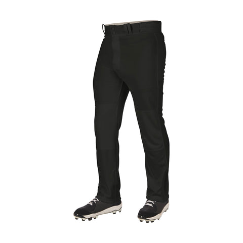 Pantalon Beisbol Softbol Champro MVP Triple Corona 2.0 Fondo Abierto BP60 Negro Largo Infantil