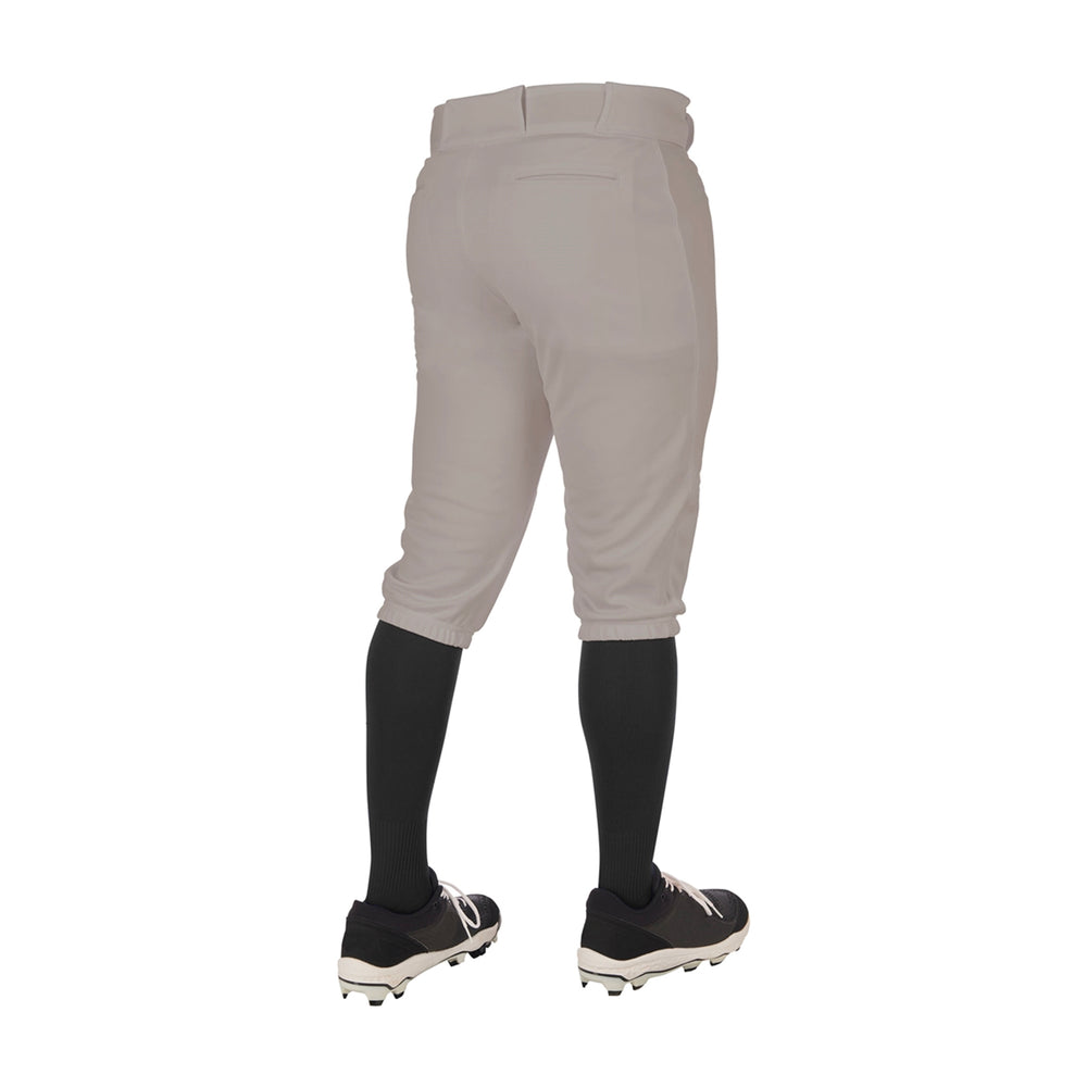 Pantalon Beisbol Softbol Champro Triple Corona 2.0 BP68 Gris Corto Infantil