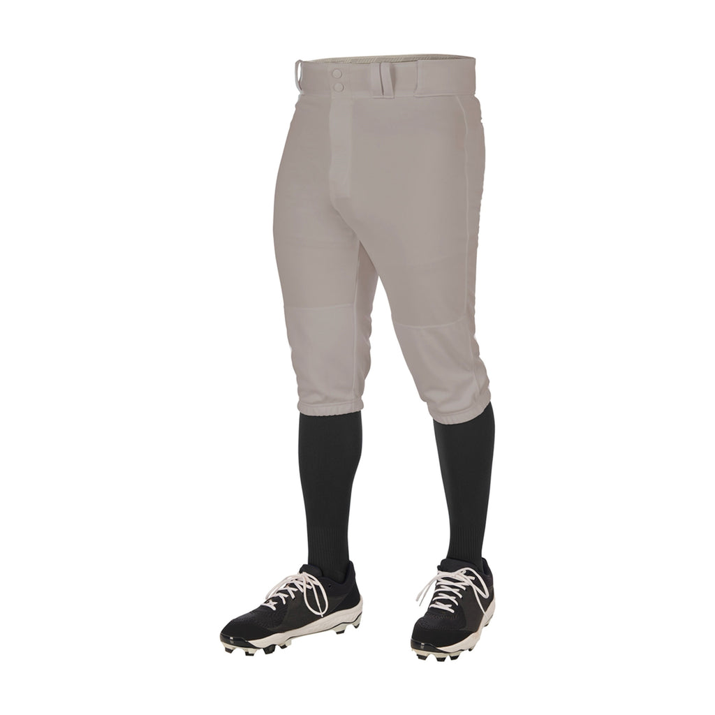 Pantalon Beisbol Softbol Champro Triple Corona 2.0 BP68 Gris Corto Adulto