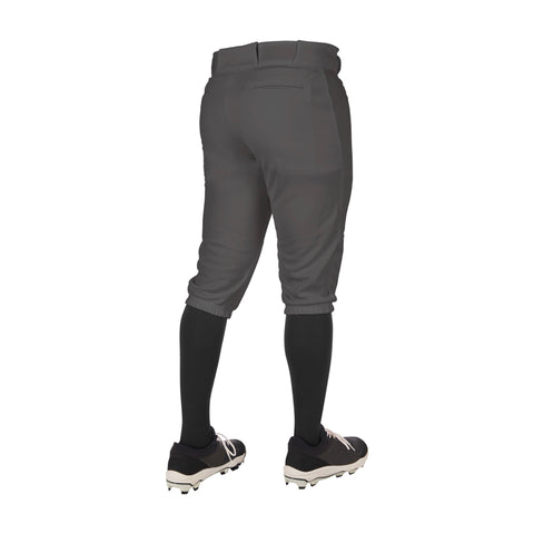 Pantalon Beisbol Softbol Champro Triple Corona 2.0 BP68 Gris Oscuro Corto Infantil