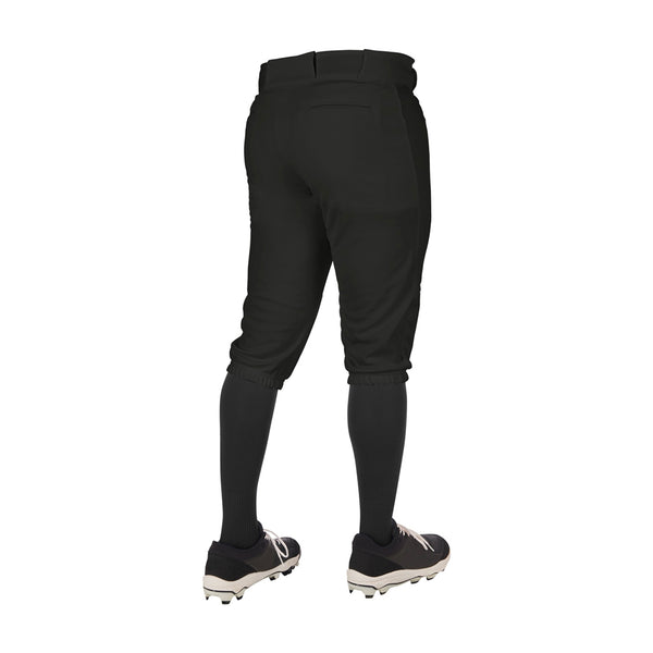Pantalon Beisbol Softbol Champro Triple Corona 2.0 BP68 Negro Corto Infantil