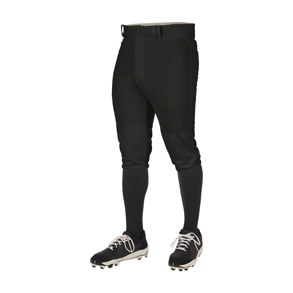 Pantalon Beisbol Softbol Champro Triple Corona 2.0 BP68 Negro Corto Adulto