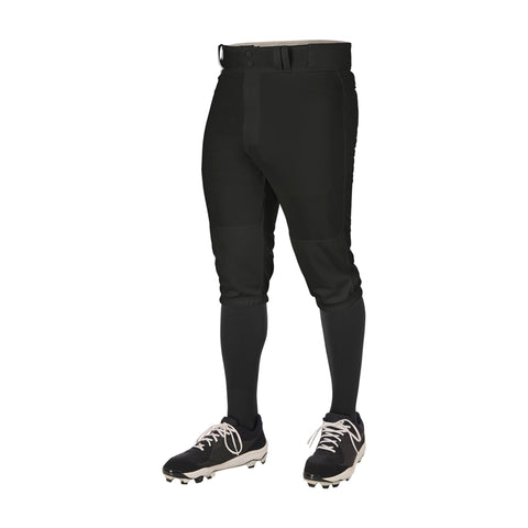 Pantalon Beisbol Softbol Champro Triple Corona 2.0 BP68 Negro Corto Infantil