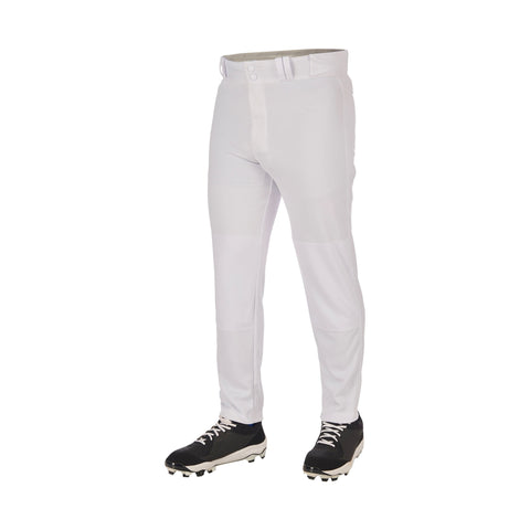 Pantalon Beisbol Softbol Champro Triple Corona 2.0  Slim fit BP64 Blanco Largo Infantil