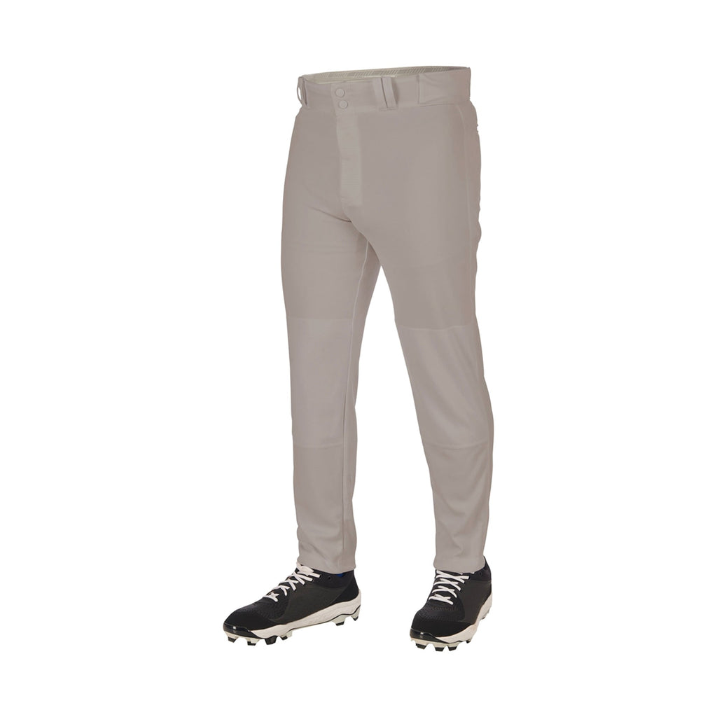 Pantalon Beisbol Softbol Champro Triple Corona 2 Slim fit BP64 Gris Largo Adulto