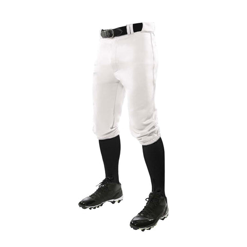 Pantalon Beisbol Softbol Champro MVP BP42 Blanco Corto Adulto