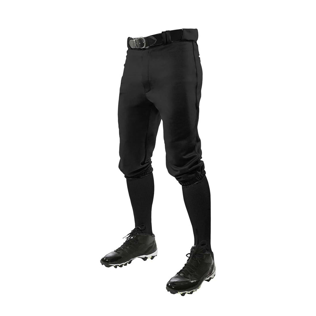 Pantalon Beisbol Softbol Champro MVP BP42 Negro Corto Adulto