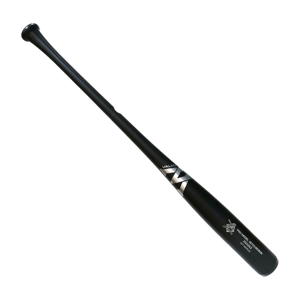 Bat Beisbol Madera Maple Profesional Valma MVA243 Mate Plata ADULTO