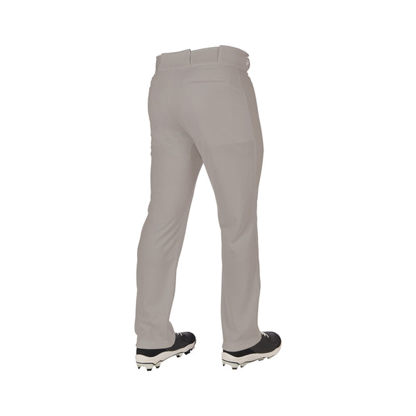 Pantalon Beisbol Softbol Champro MVP Triple Corona 2.0 Fondo Abierto BP60 Gris Largo Infantil