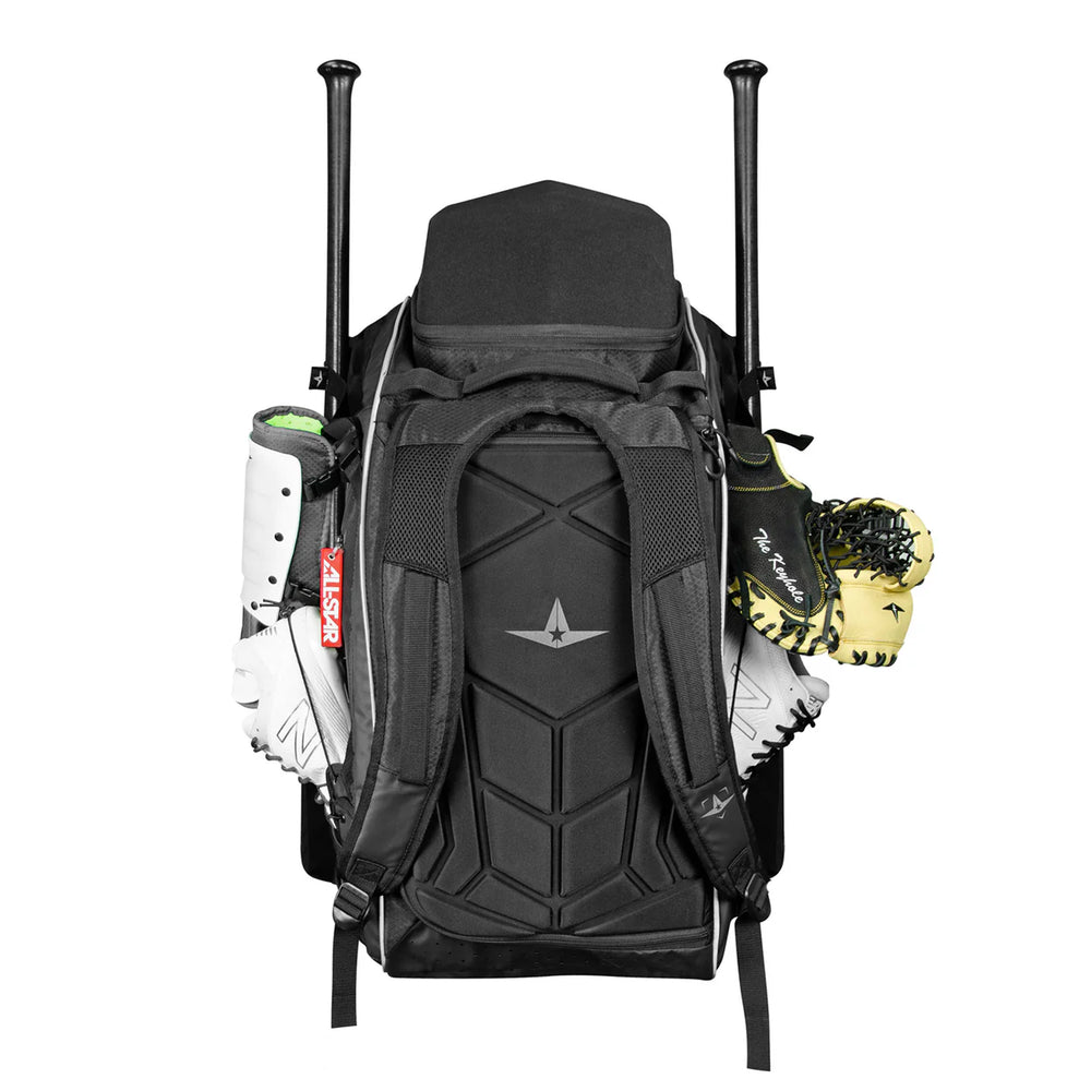 Back Pack Beisbol Softbol All Star MVP PRO Dual Hybrid BBCBP-BK ADULTO