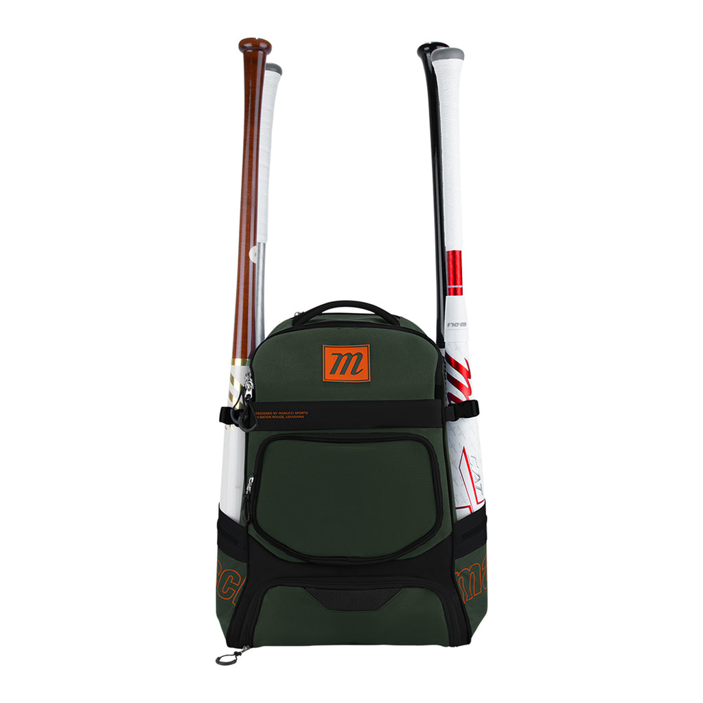 Back Pack Beisbol Softbol Marucci Rangr MBRNGRBP-GR/BK