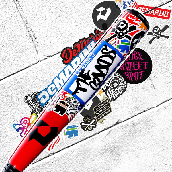 Bat Beisbol Demarini The Goods Sticker Bomb 2026 BBCOR Barril 2 5/8 (-3) Aluminio