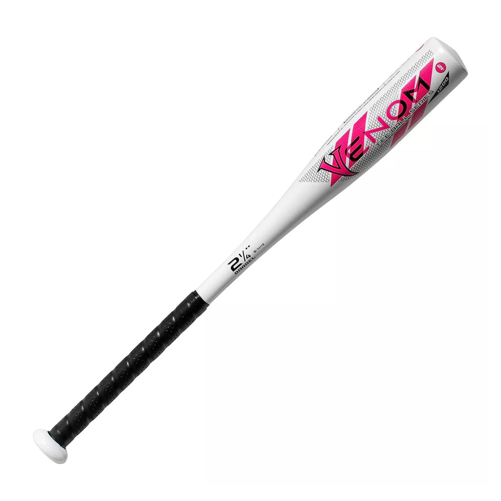 Bat Beisbol Franklin Venom 1200 (-12) Blanco Rosa Pañalitos 3 a 5 años