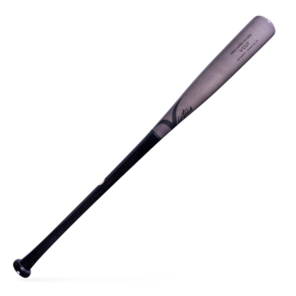Bat Beisbol Madera Maple Victus Pro V Cut Negro Gris ADULTO