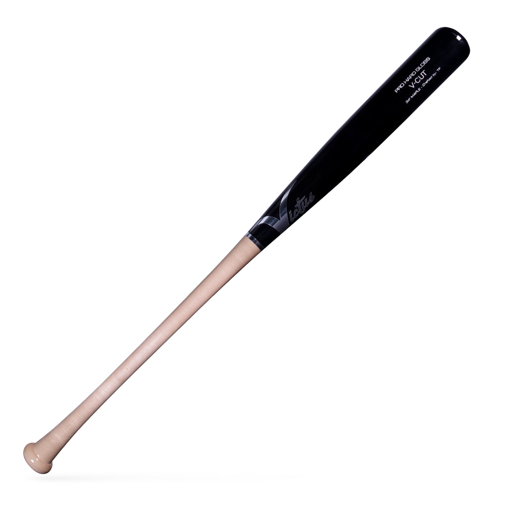 Bat Beisbol Madera Maple Victus Pro V Cut Natural Negro