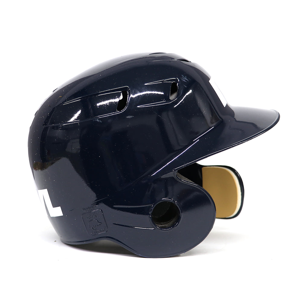 Casco Beisbol RVL Dos Orejas Negro Con Protector Mandibula ADULTO