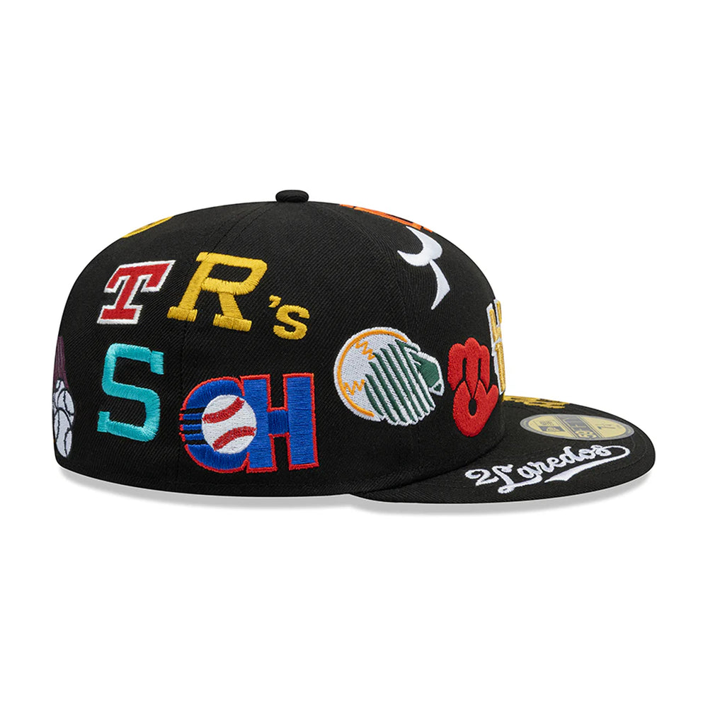 Gorra Beisbol Softbol New Era LMB Juego de Estrellas 2025 Logos Retro 59Fifty Cerrada