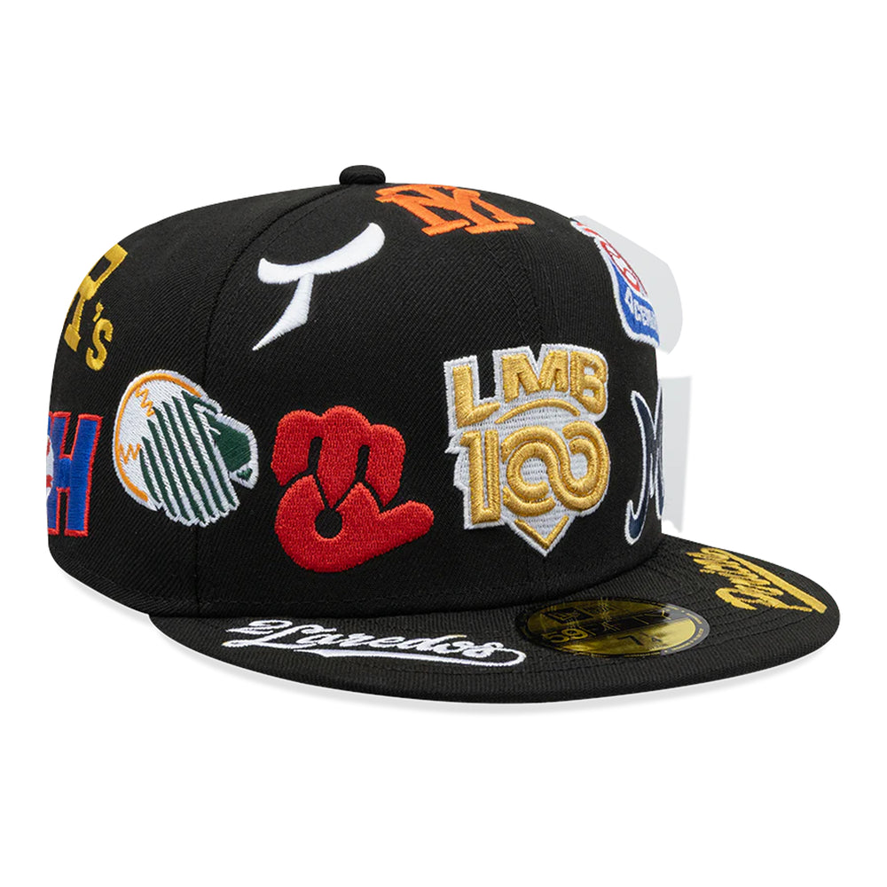 Gorra Beisbol Softbol New Era LMB Juego de Estrellas 2025 Logos Retro 59Fifty Cerrada