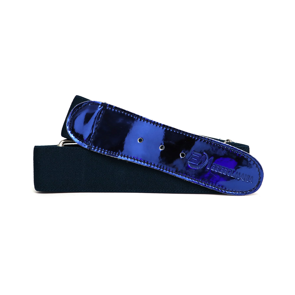 Cinturon Beisbol Softbol Beisbolmania Elastico Punta de Piel Cromada Ajustable INFANTIL