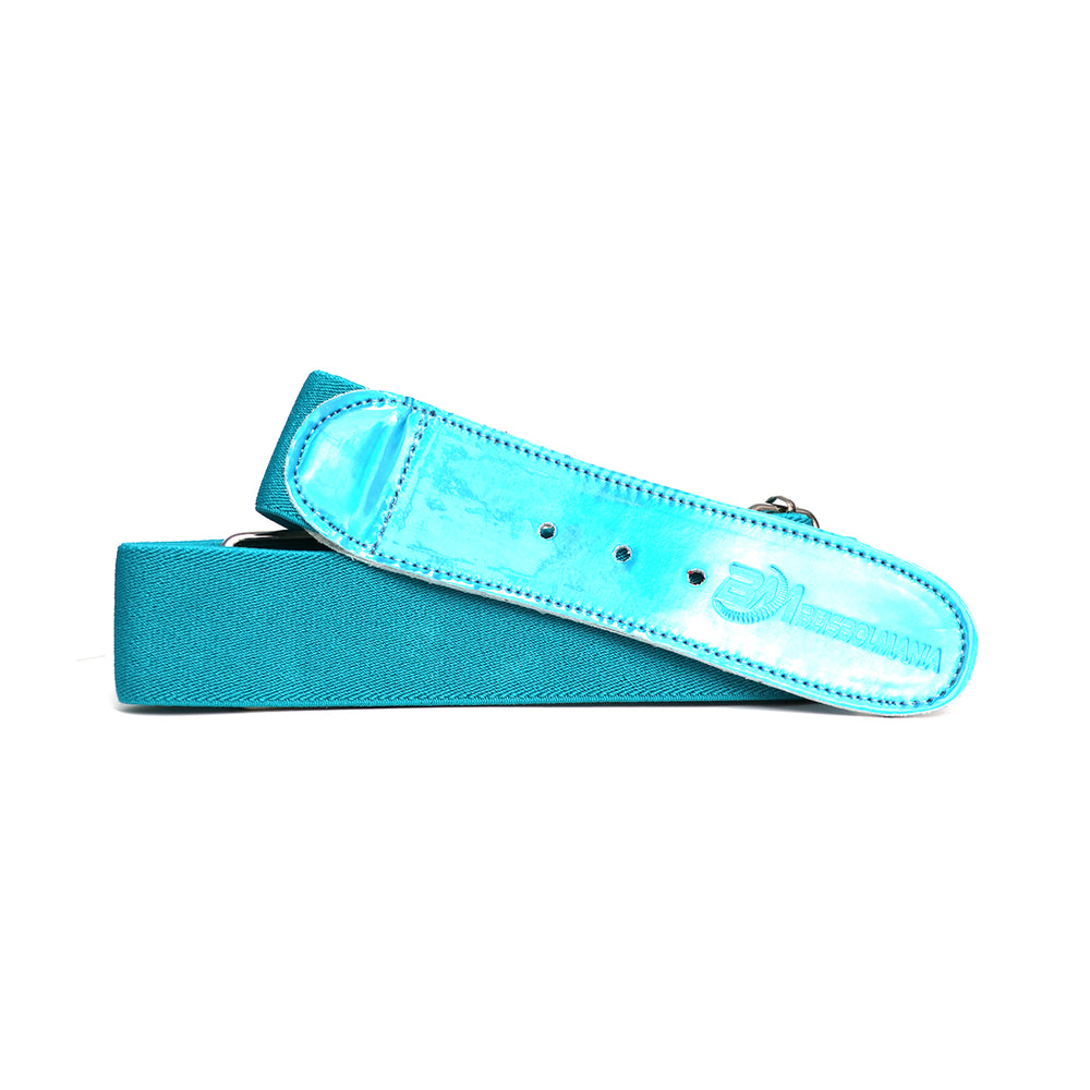 Cinturon Beisbol Softbol Beisbolmania Elastico Punta de Piel Cromada Ajustable INFANTIL