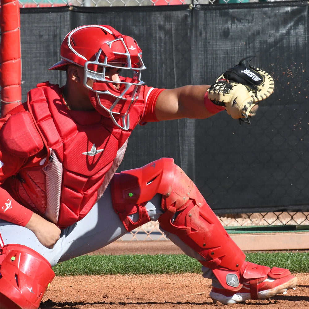 Guante Entrenamiento Catcher Beisbol All-Star The Keyhole Training Mitt CM4000TM 33.5 In Lanzador Diestro