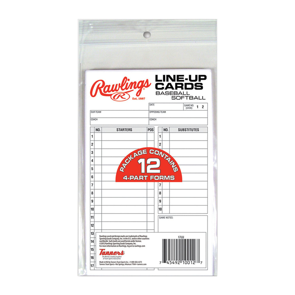 Line Up Alineacion Beisbol Softbol Rawlings 17LU