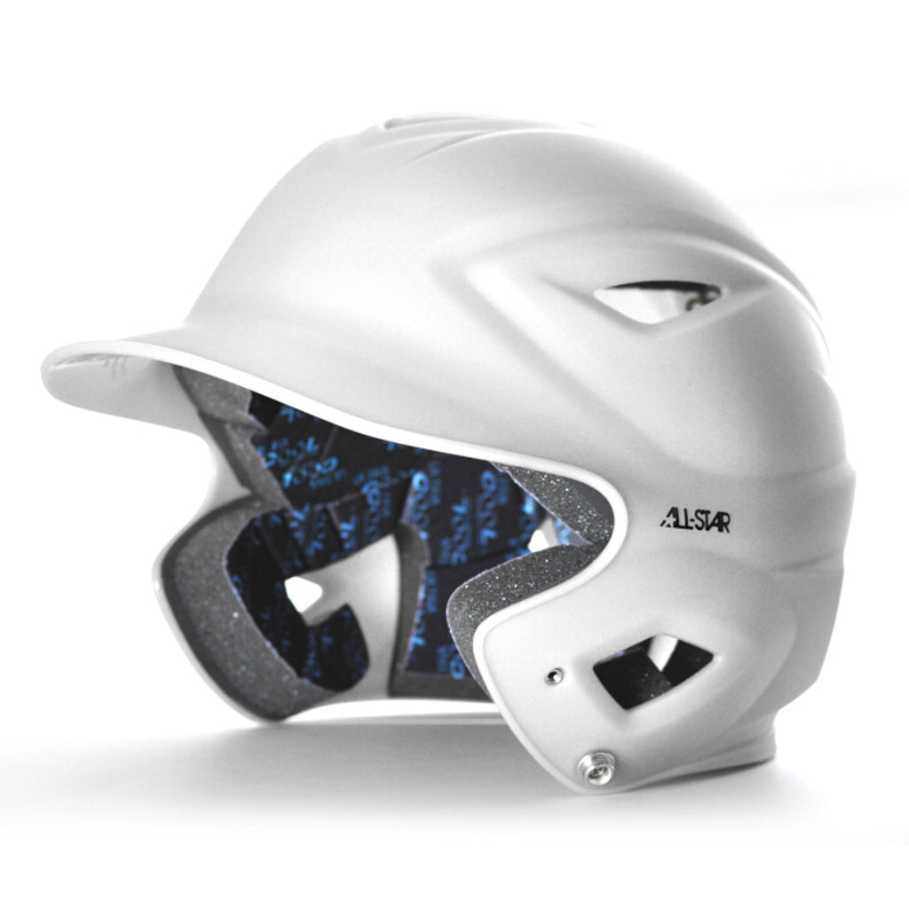 Casco Beisbol Softbol All Star S7 Blanco Mate Ajustable (6 1/2 - 7 1/2)